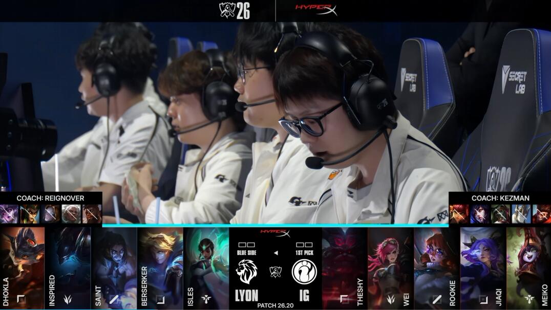 公海贵宾会官网 IG vs LYON 手感火热 IG能否继续强势